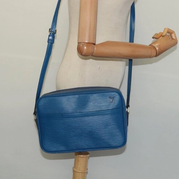 LOUIS VUITTON Epi Trocadero 27 Shoulder Bag Blue - Picture 1 of 15